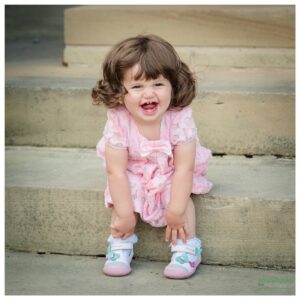little girl guest laughing