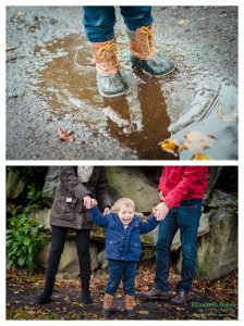 playing out in puddles