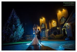 nighttime photography outside venue