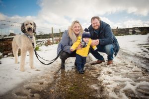 snow family lifestyle photo
