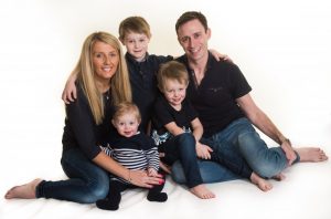 studio family photograph