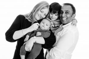 big family cuddle