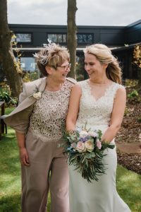 mum and bride