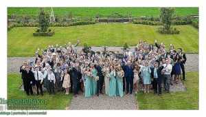 wedding party group photo