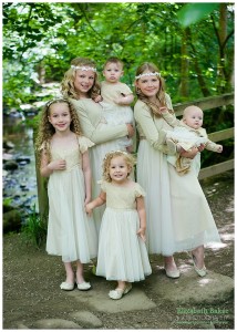 beautiful flower girls at Wedding photography Whitby Falling Foss