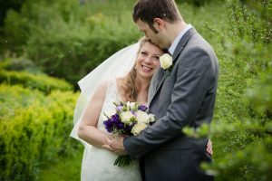 newlyweds cuddle