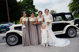 wedding car shot