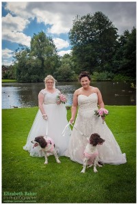 wedding dresses and bridal dogs suits