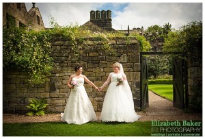 hand in hand dresses and flowers