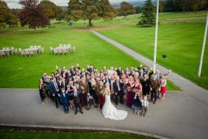 large group shot of all guests