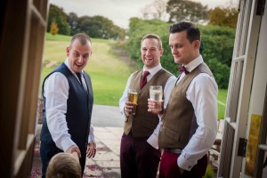 groomsmen and beer