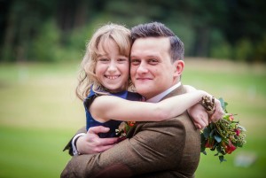 groom and niece