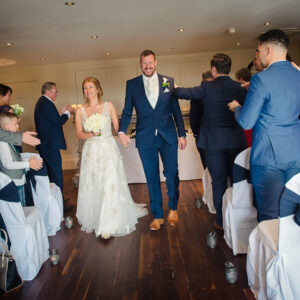 procession out of the ceremony room