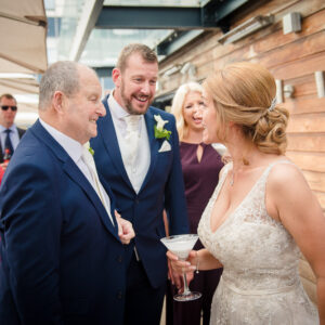 bride and groom's father