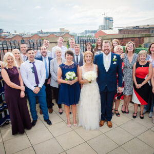 wedding formal group shot family