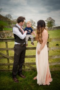 family wedding day image