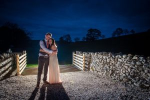 Knipe Hall wedding evening shot