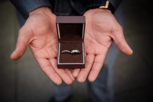 the rings in jewellery box
