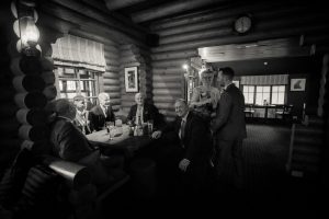 guests waiting in the lodge