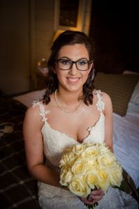 the bride all ready before she sets off