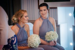 bridesmaids chatting