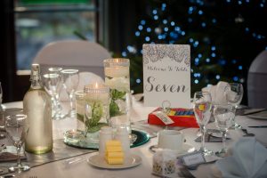 table setting close up