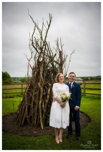 latvian custom bonfire with newlyweds