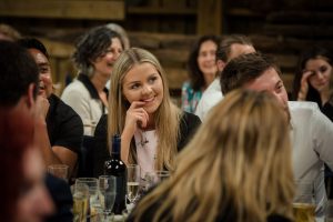 guests look on during speeches