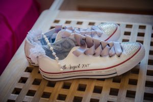bride's trainers