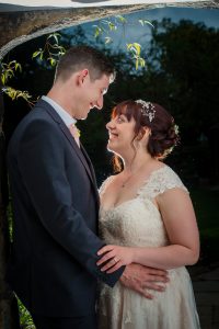 newlyweds evening photo