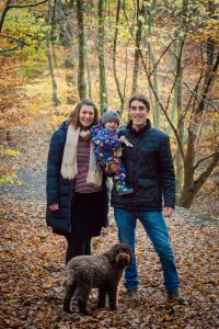family photography with dog