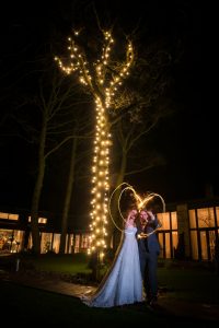 sparkler photos bride and groom