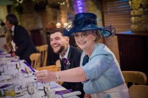 mother of the groom at the top table