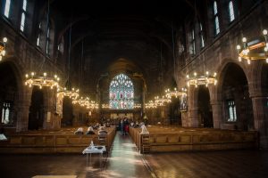 interior of the albion church