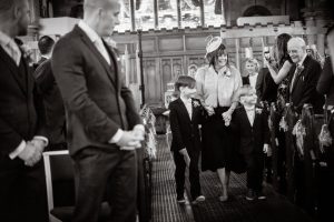 page boys arrive