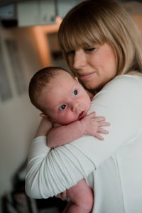 mum and baby cuddle