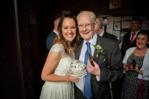 bride and grandad