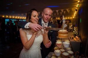 cutting of the cake