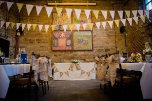 Oakwell Hall ceremony barn wedding set up