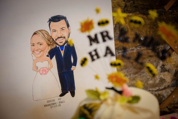 close up for bride and groom portrait