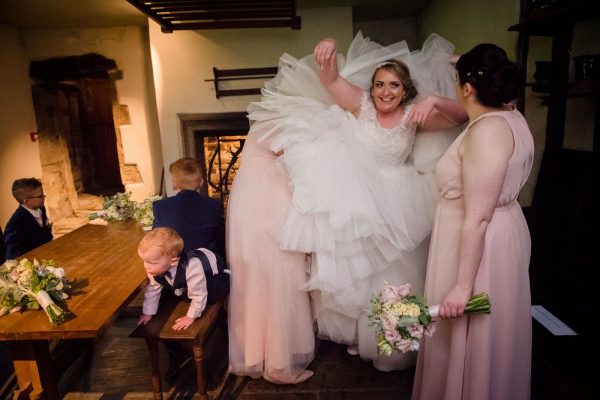 Oakwell Hall bride getting ready