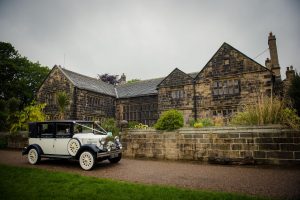 oakwell hall and wedding car