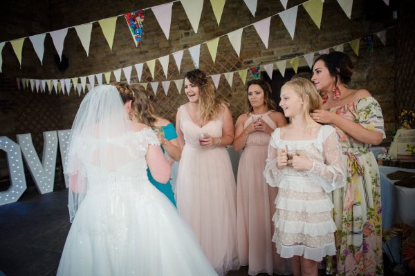 bride and her girlfriends