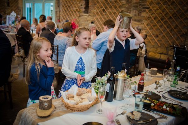 children at the wedding