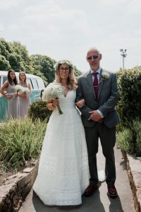 bride and father of the bride