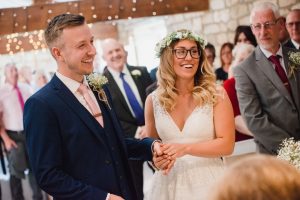 The Old Barn Esholt wedding ceremony