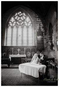 signing of the register in church