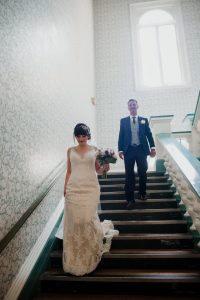 the grand staircase at Victoria hall