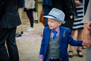 child guest at the wedding