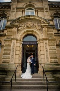 beautiful steps outside the hall